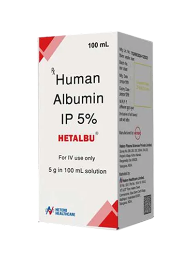 Human Albumin IP 5% HETALBU
